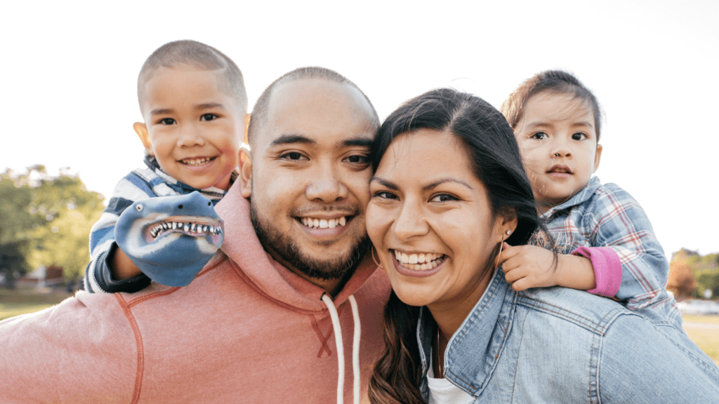 young family