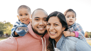 young family